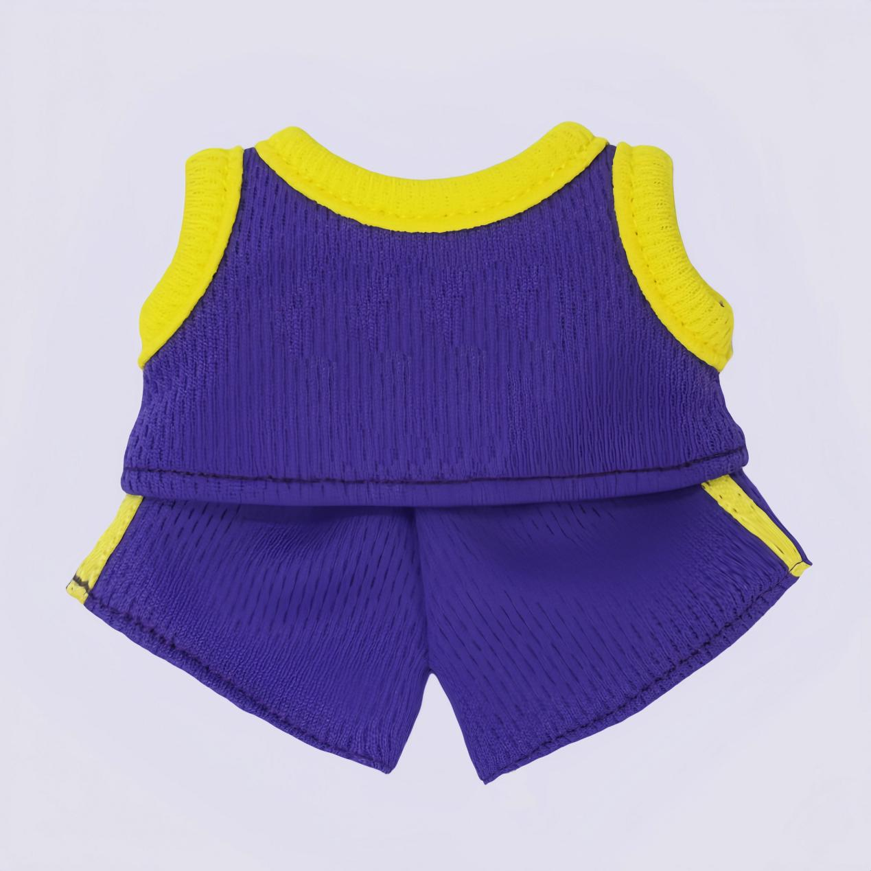 Basketball Jersey Set as Los Angeles Lakers