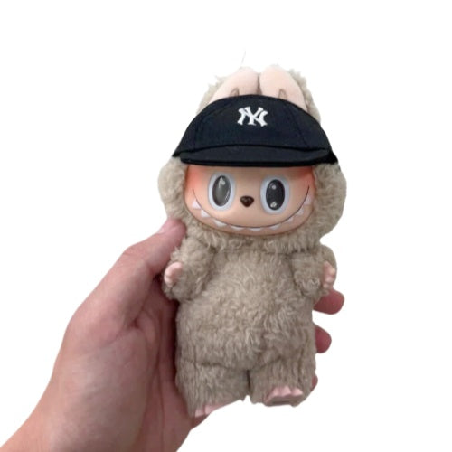 labubu baseball cap with New York Mets