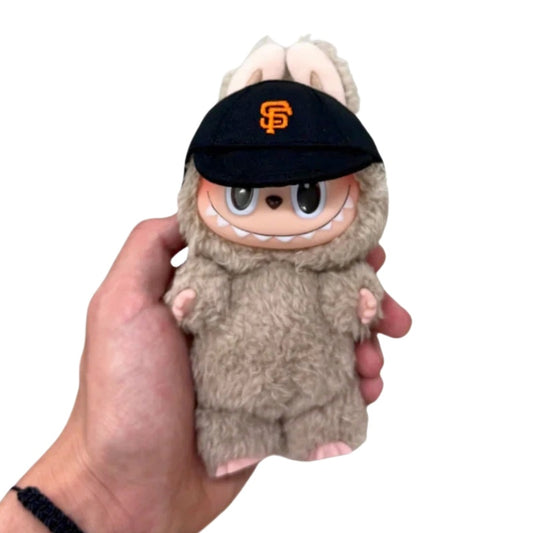 labubu baseball cap as Giants' embroidery