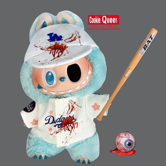 Halloween Baseball Doll Costume Eye Ball Baseball Horror Outfit 01-COOKIE TOY