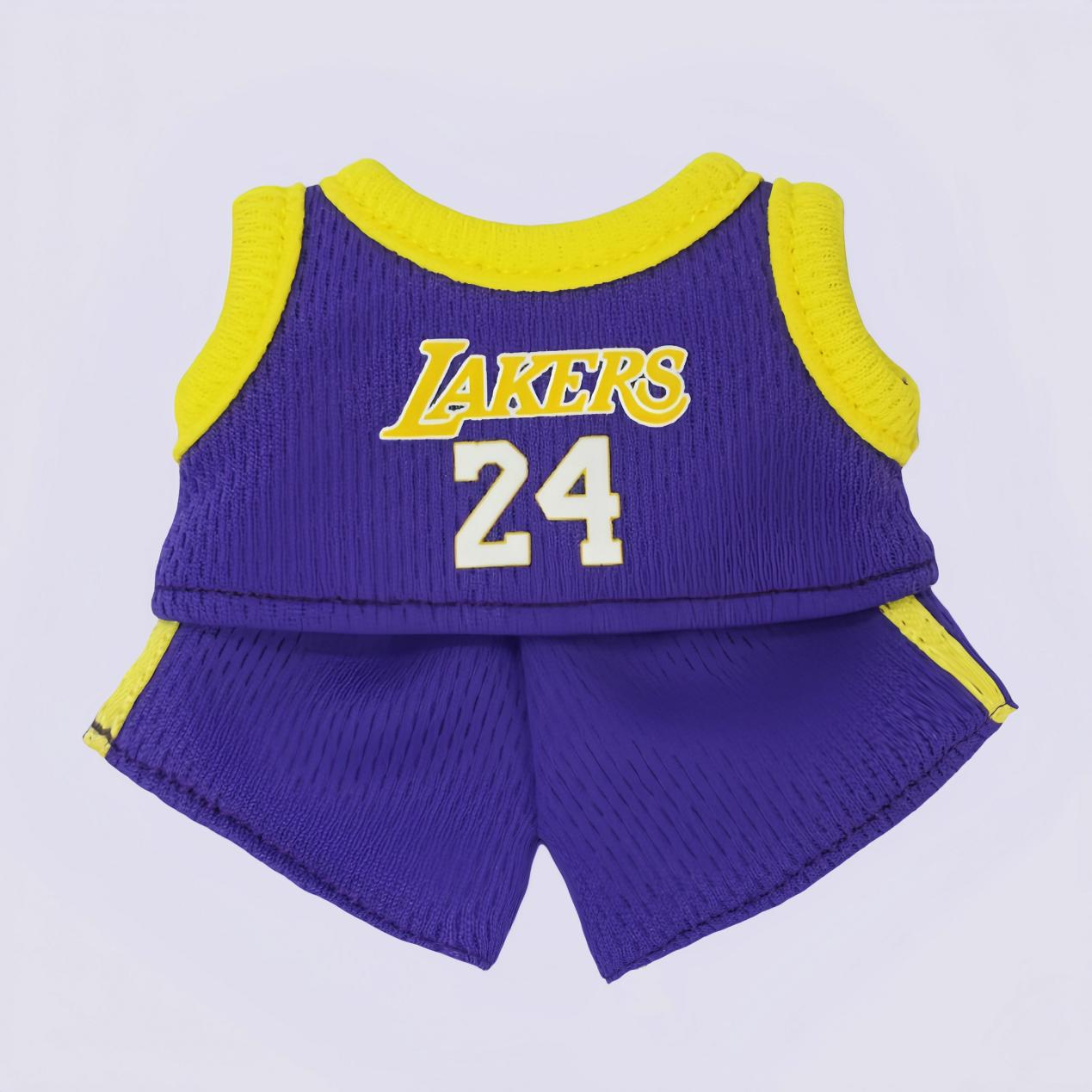 Basketball Jersey Set as Los Angeles Lakers