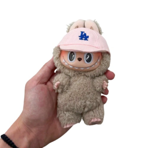 labubu baseball cap with Los Angeles Dodgers（Pink）