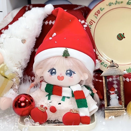 Christmas ornaments Red Hat Set of 5 for doll-COOKIE TOY