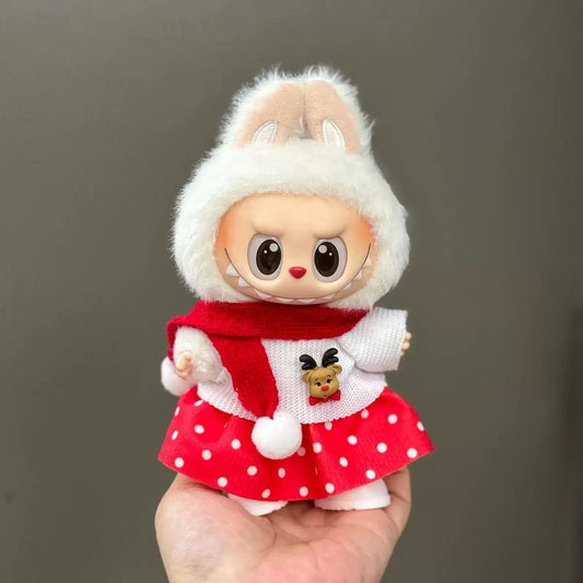 Christmas ornament for labubu clothes set 6-COOKIE TOY