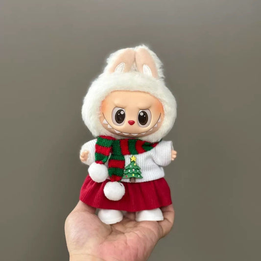 Christmas ornament for labubu clothes set 4-COOKIE TOY