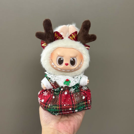 Christmas ornament for labubu clothes set 10-COOKIE TOY