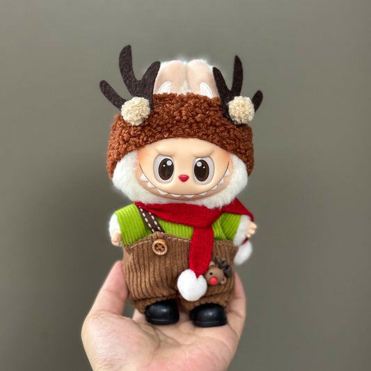 Christmas ornament for labubu clothes set 7-COOKIE TOY